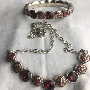 Brighton Collar Necklace & Bracelet Set (used)